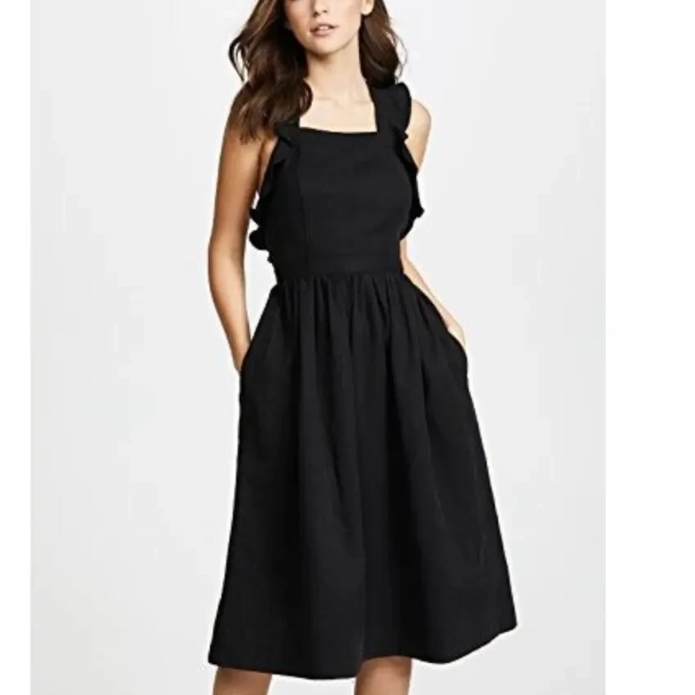 Ulla Johnson Womens Willa Pinafore Midi Dress